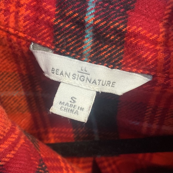 Ll bean Unisex Plaid Button Down Shirt - Picture 2 of 5